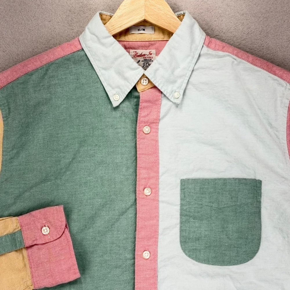 J. Crew Multicolor Casual Button Down Shirt SLIM